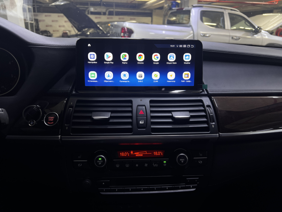 замена монитора BMW X5 E70
