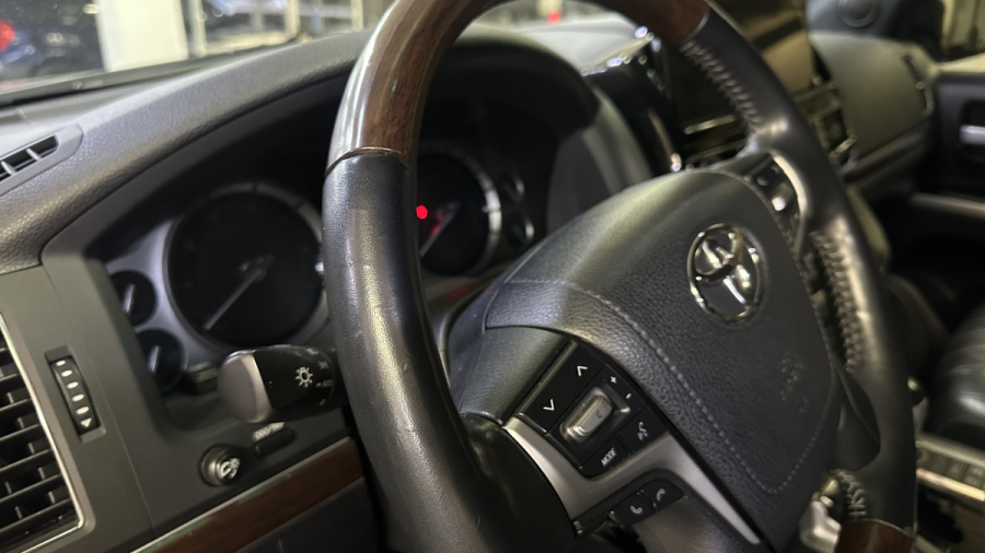 перетяжка руля натуральной кожей Land Cruiser 200