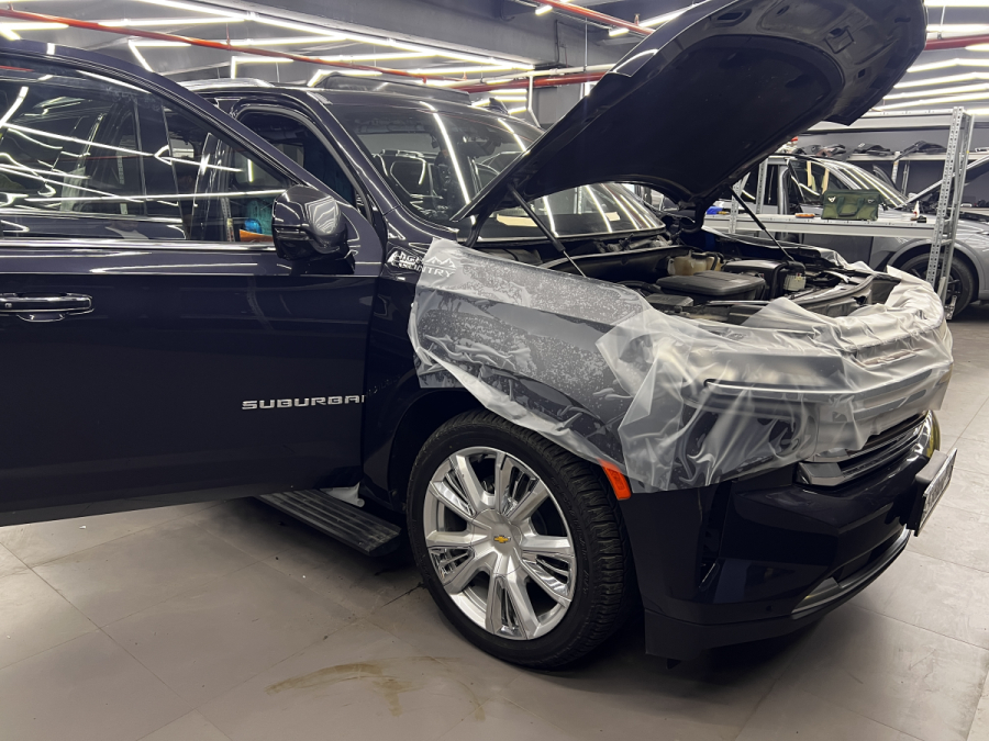 тотальная шумоизоляция Chevrolet Suburban