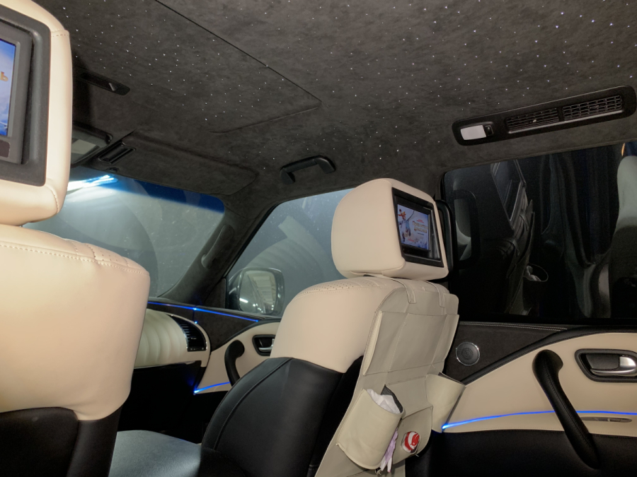 перетяжка сидений Infiniti QX80
