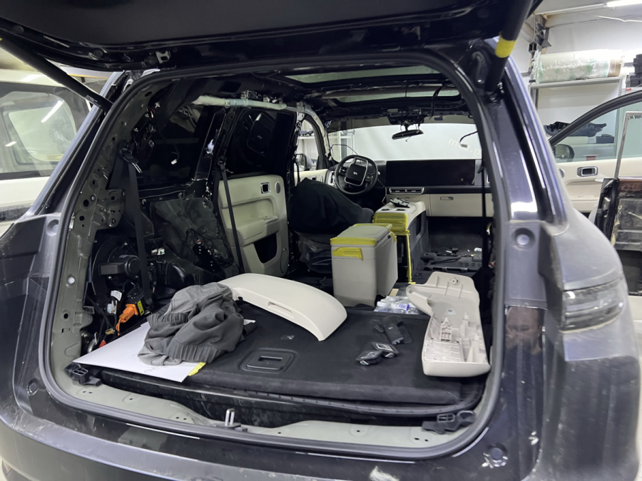 подготовка автомобиля для переоборудования