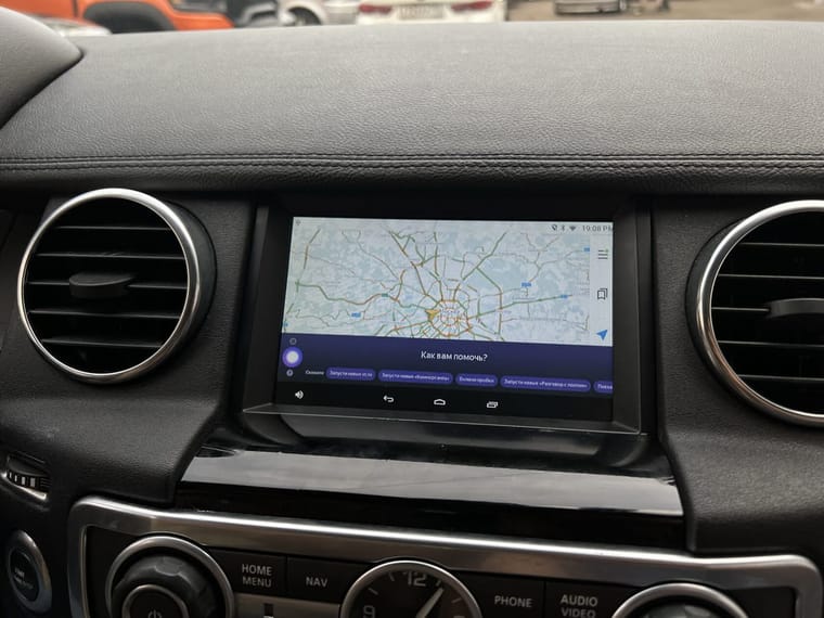 современная навигация Land Rover Discovery 4