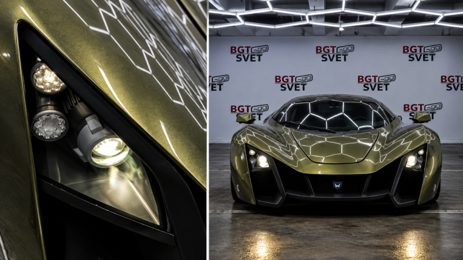 восстановление редких фар, Bi-LED Marussia
