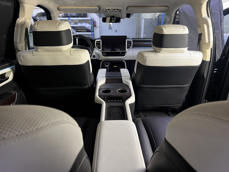 изготовление консоли Toyota Sequoia