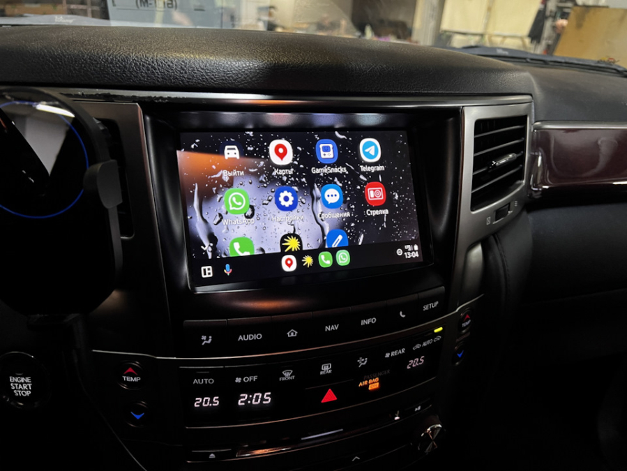 установка Карплей на Лексус LX570