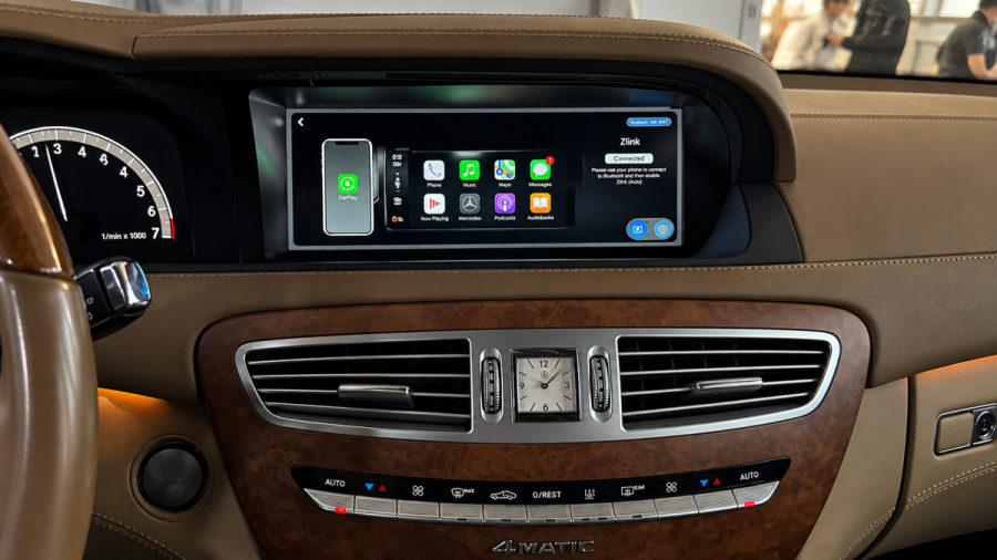Усановка андроид мультимедиа Mercedes-Benz S-Class W221