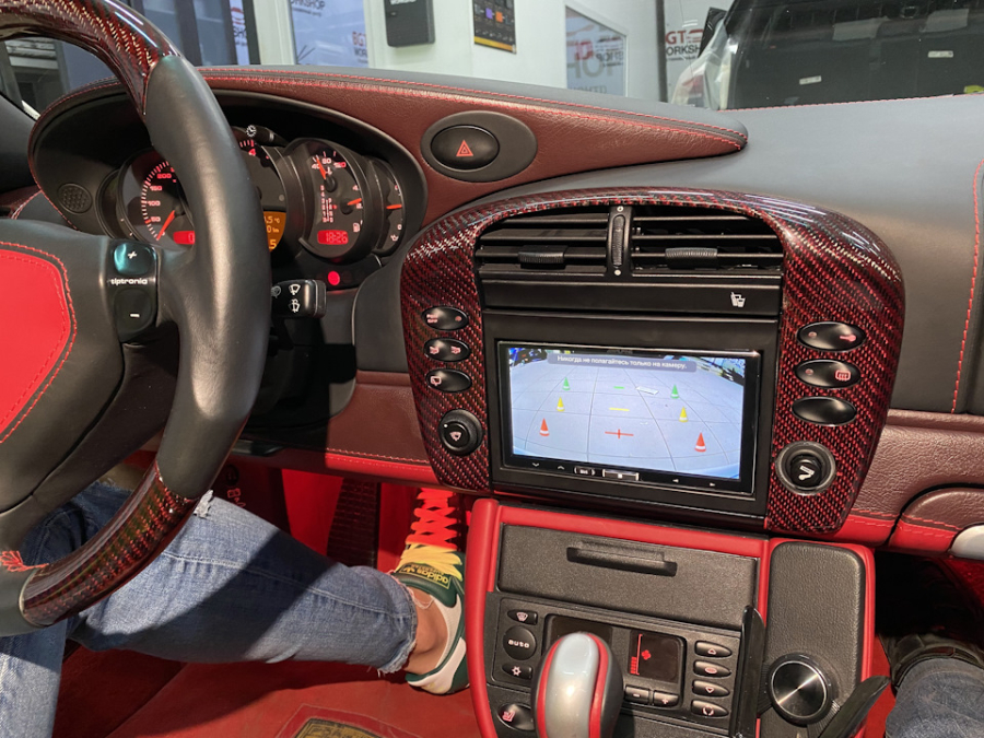 камера заднего вида Porsche 911