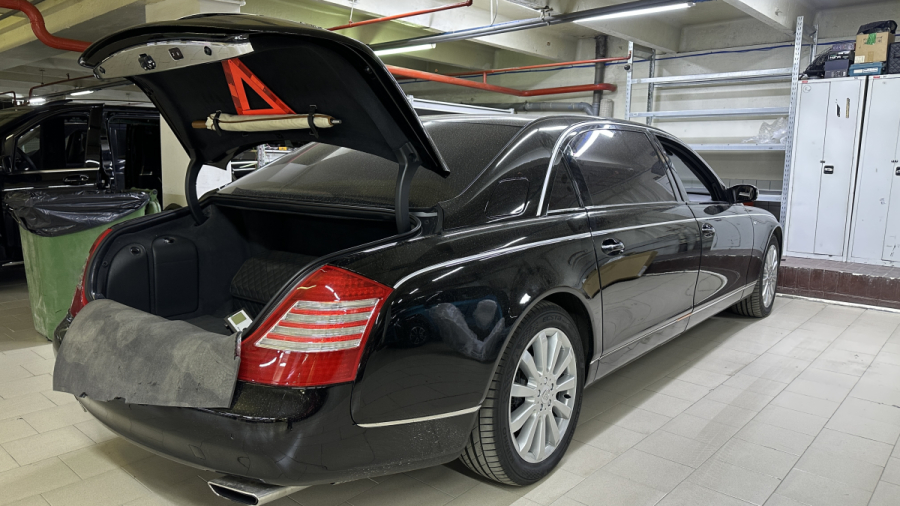 восстановление замка Maybach 62S