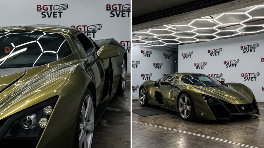 Маруся спорткар, фары Marussia