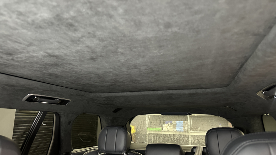 перетяжка потолка и стоек Range Rover