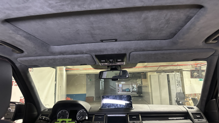  перетяжка салона Range Rover 2012