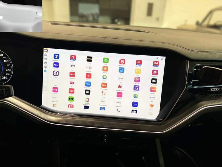 Android на штатный экран Touareg CR3