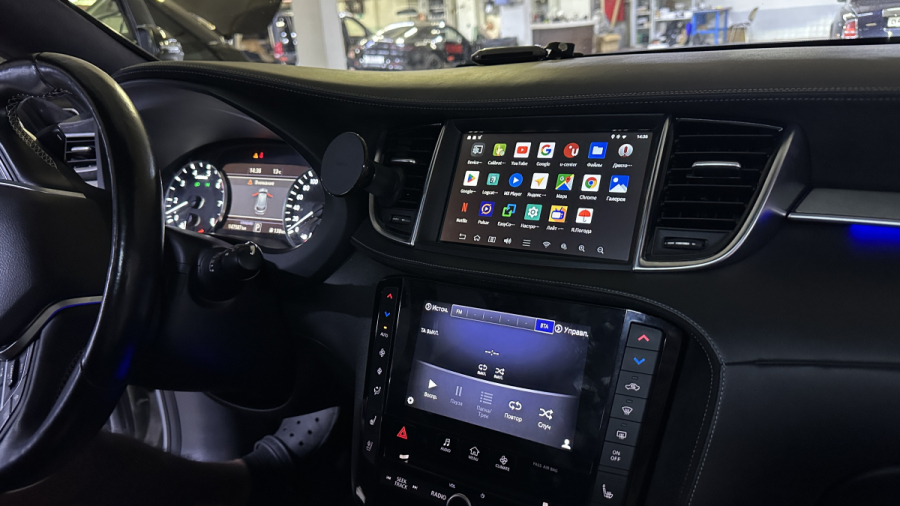 Android на штатный монитор Infiniti QX50