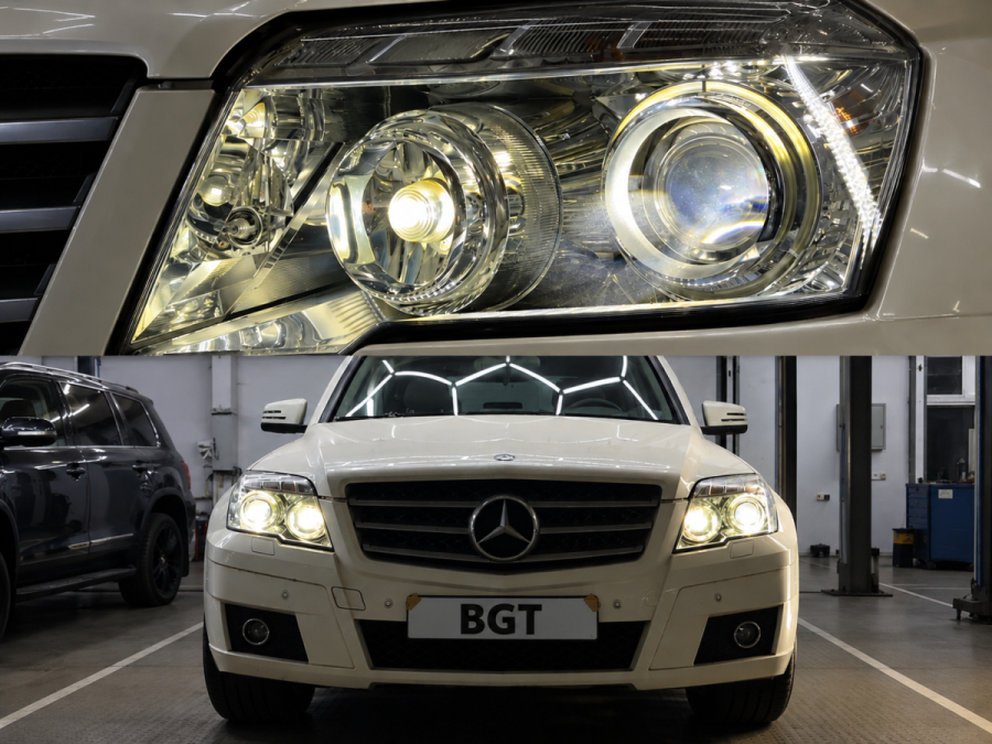 Мерседес ГЛК, фары Mercedes GLK