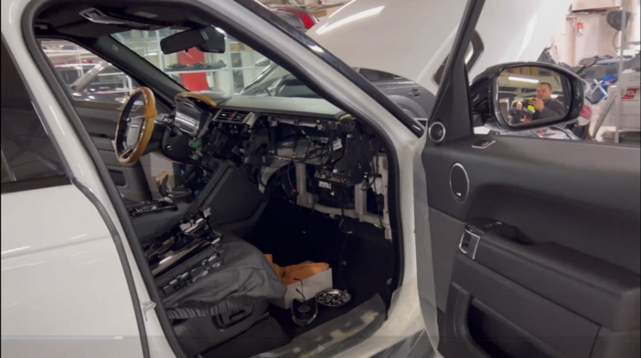 установка сигнализации Range Rover Sport