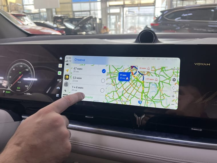 , CarPlay на штатный монитор Voyah Dream